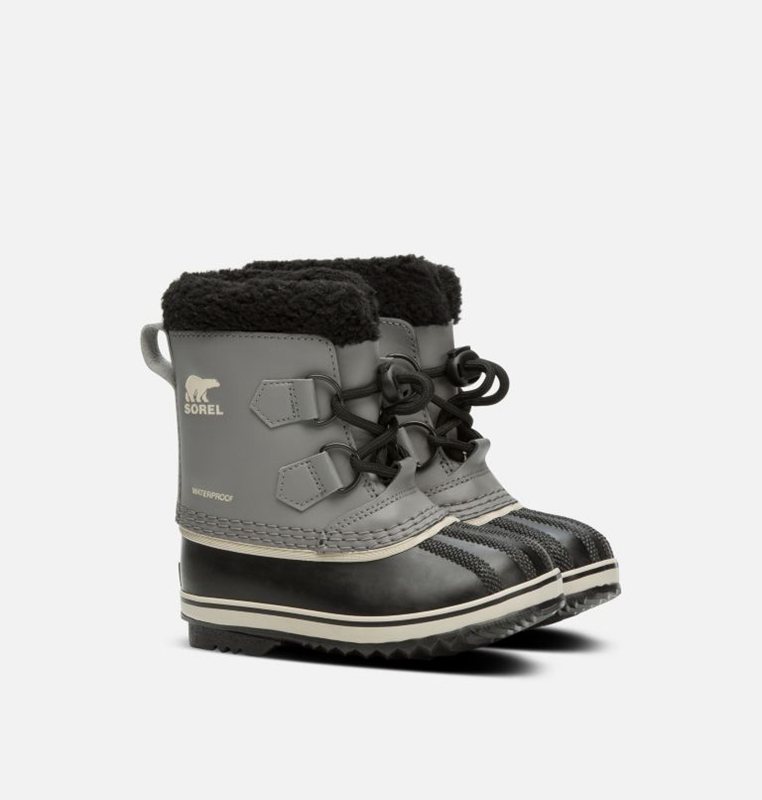 Sorel Childrens Yoot Pac™ TP - Kids Snow Boots Black/Grey - 487961GVF